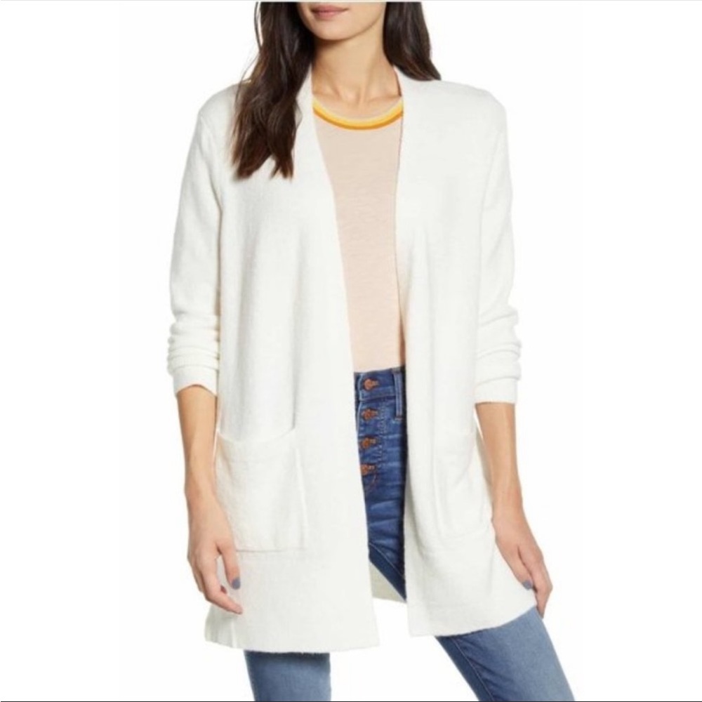Madewell Kent Cardigan Sweater in Coziest Yarn